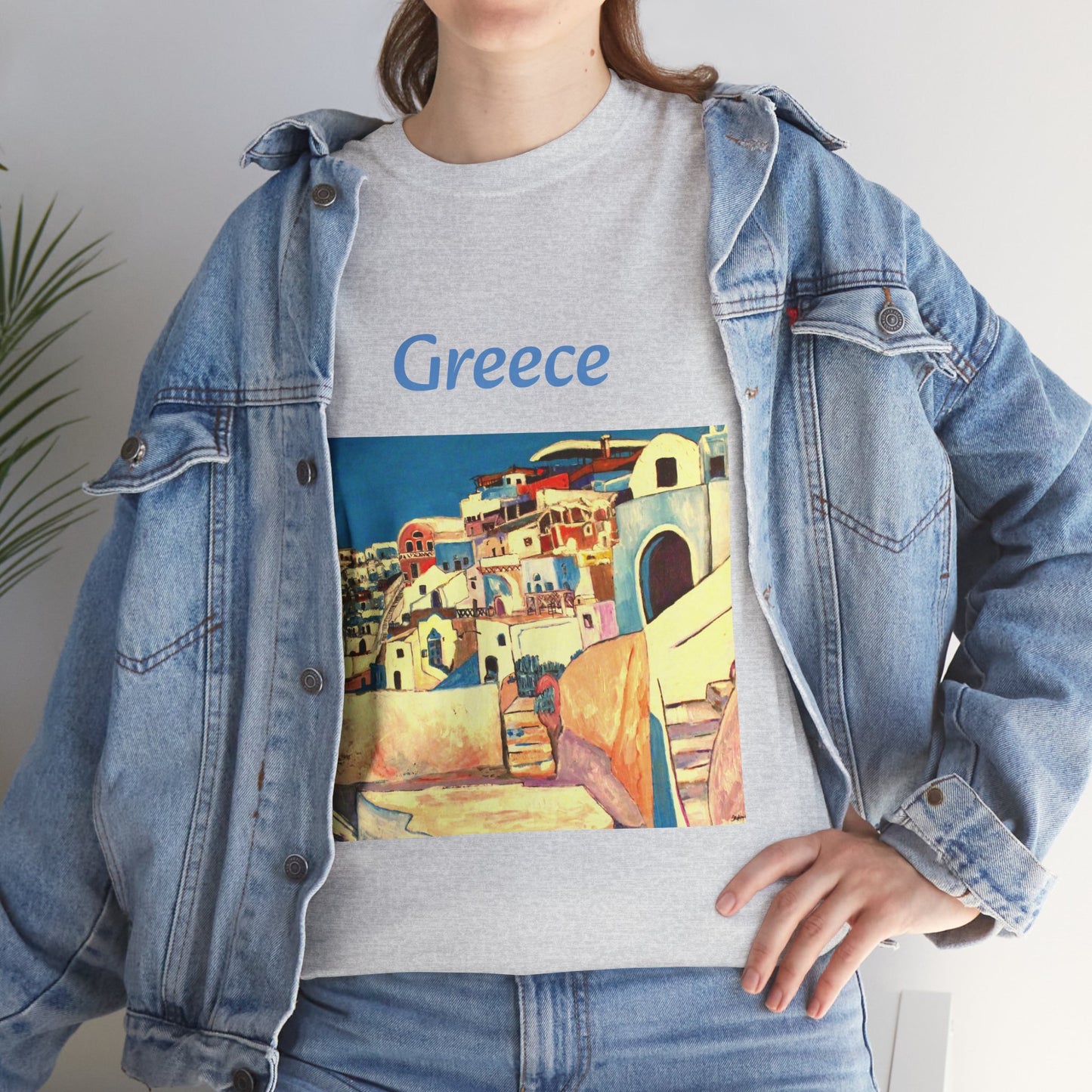 Greece - Amazing Unisex Heavy Cotton Short Sleeve Tee Shirts!