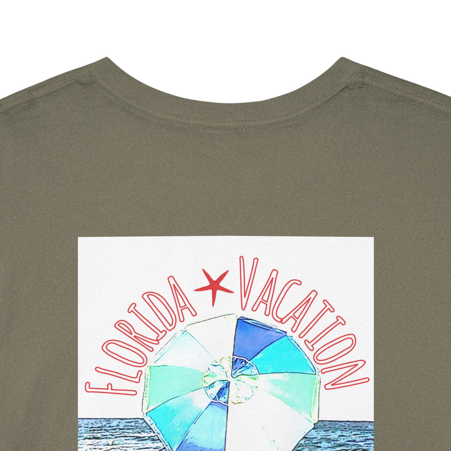 Florida Vacation Naples -Amazing Unisex Heavy Cotton Short Sleeve Tee Shirts!