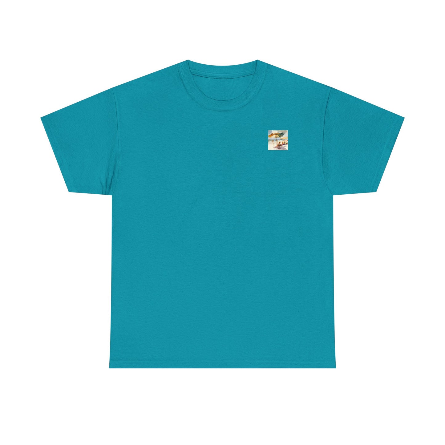 At the Beach Amazing Unisex Heavy Cotton Short Sleeve Tee Shirts!