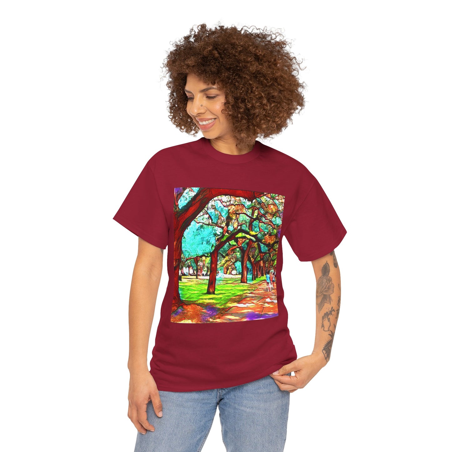 Savannah Walk -Amazing Unisex Heavy Cotton Short Sleeve Tee Shirts!