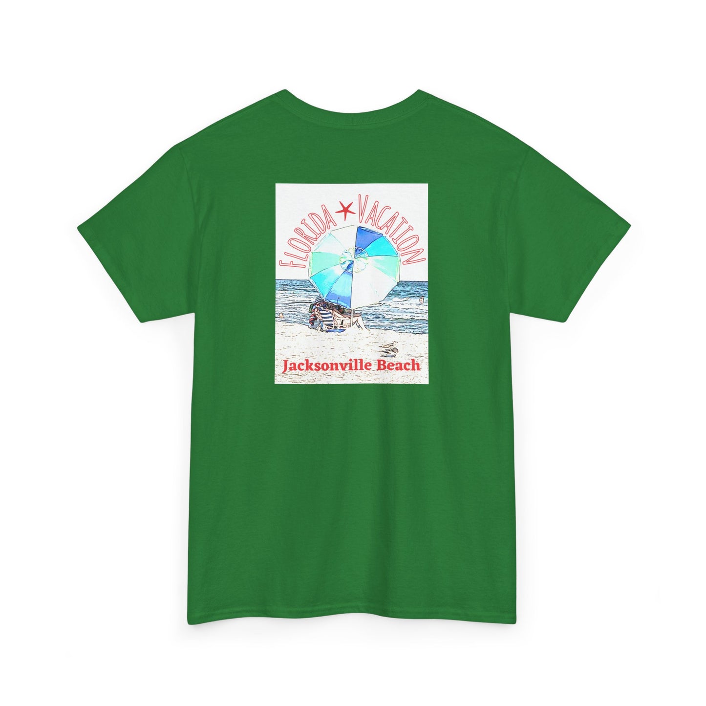 Florida Vacation Jacksonville - Amazing Unisex Heavy Cotton Short Sleeve Tee Shirts!