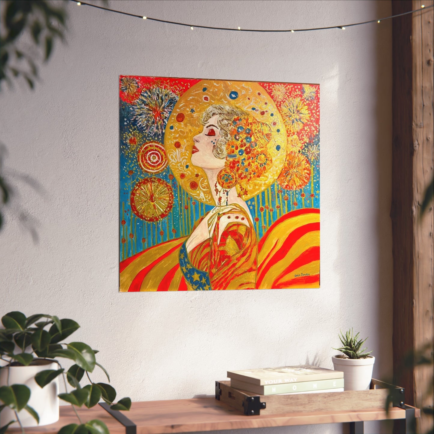 Celebrate American- Art- GicléeTechnique Fine Art Posters- No Frame