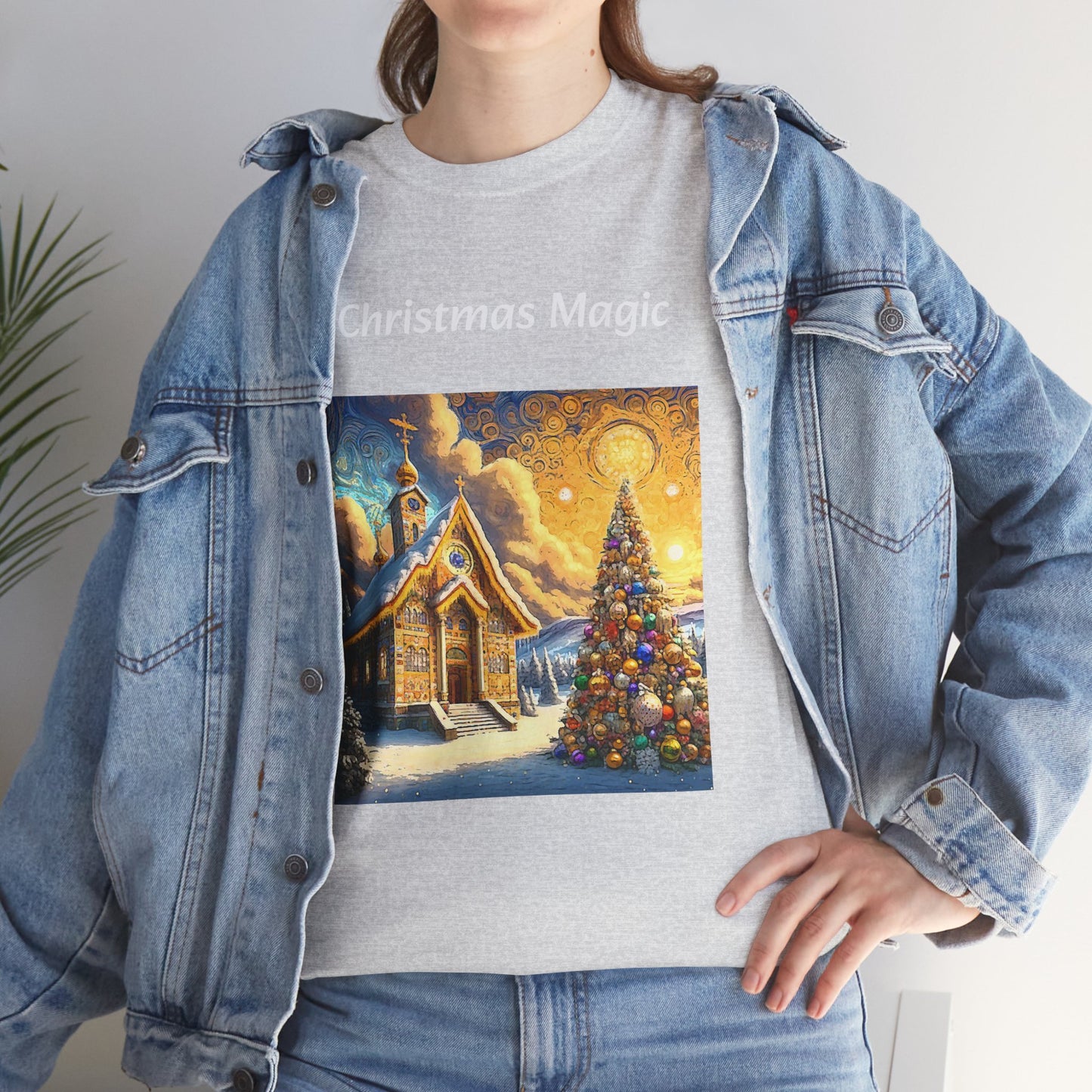 Magic Christmas Amazing Unisex Heavy Cotton Short Sleeve Tee Shirts!