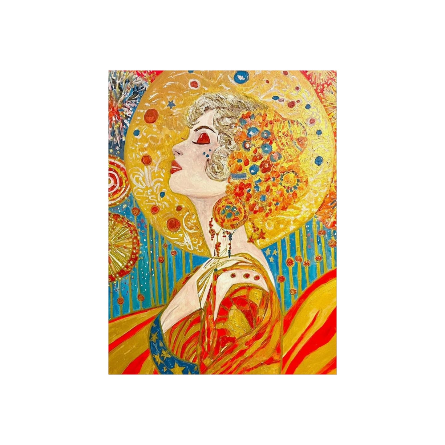 Celebrate American- Art- GicléeTechnique Fine Art Posters- No Frame