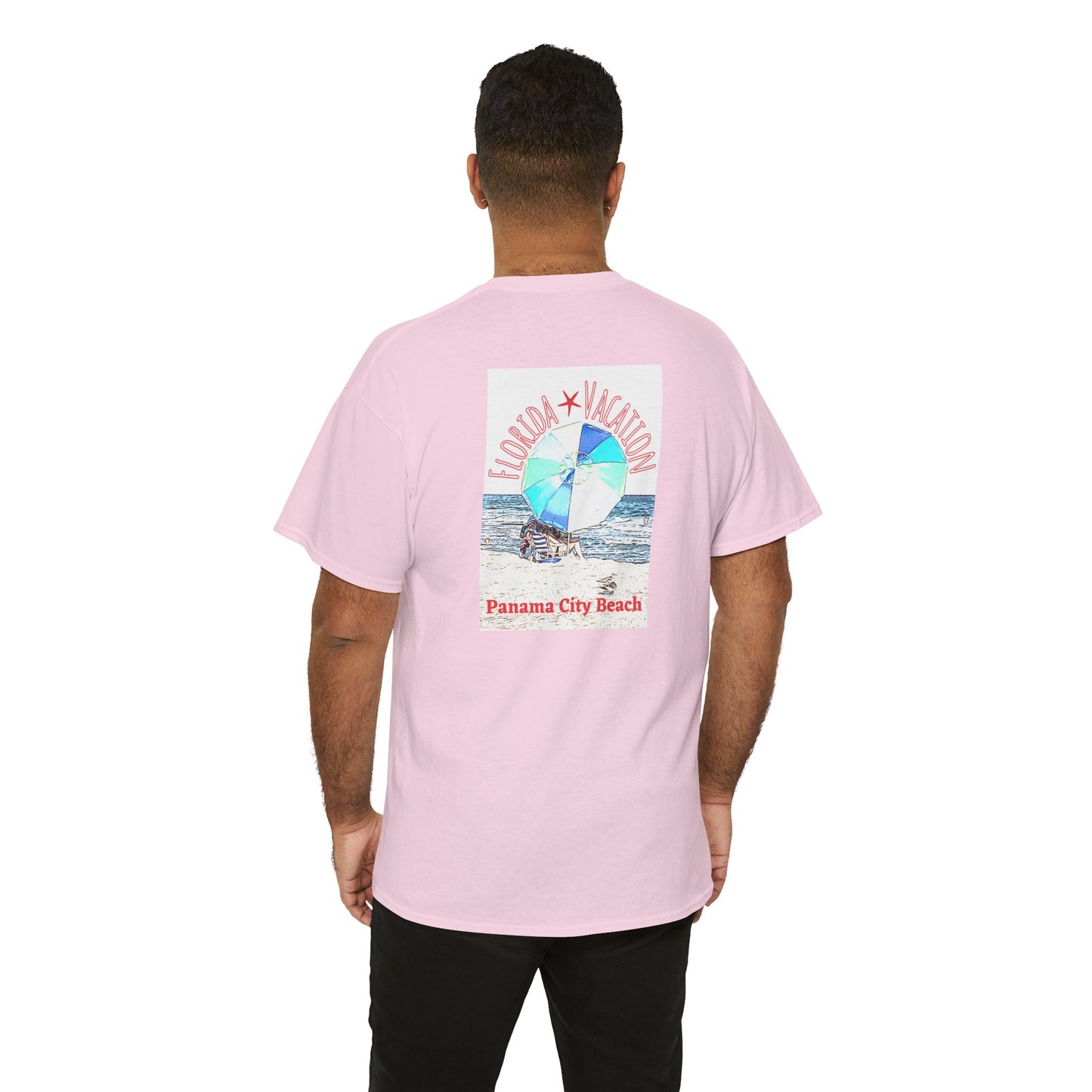Florida Vacation Panama -Amazing Unisex Heavy Cotton Short Sleeve Tee Shirts!