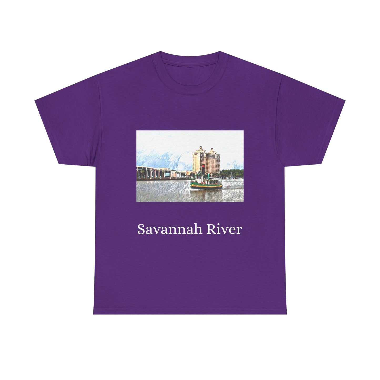 Savannah River- Amazing Unisex Heavy Cotton Short Sleeve Tee Shirts!