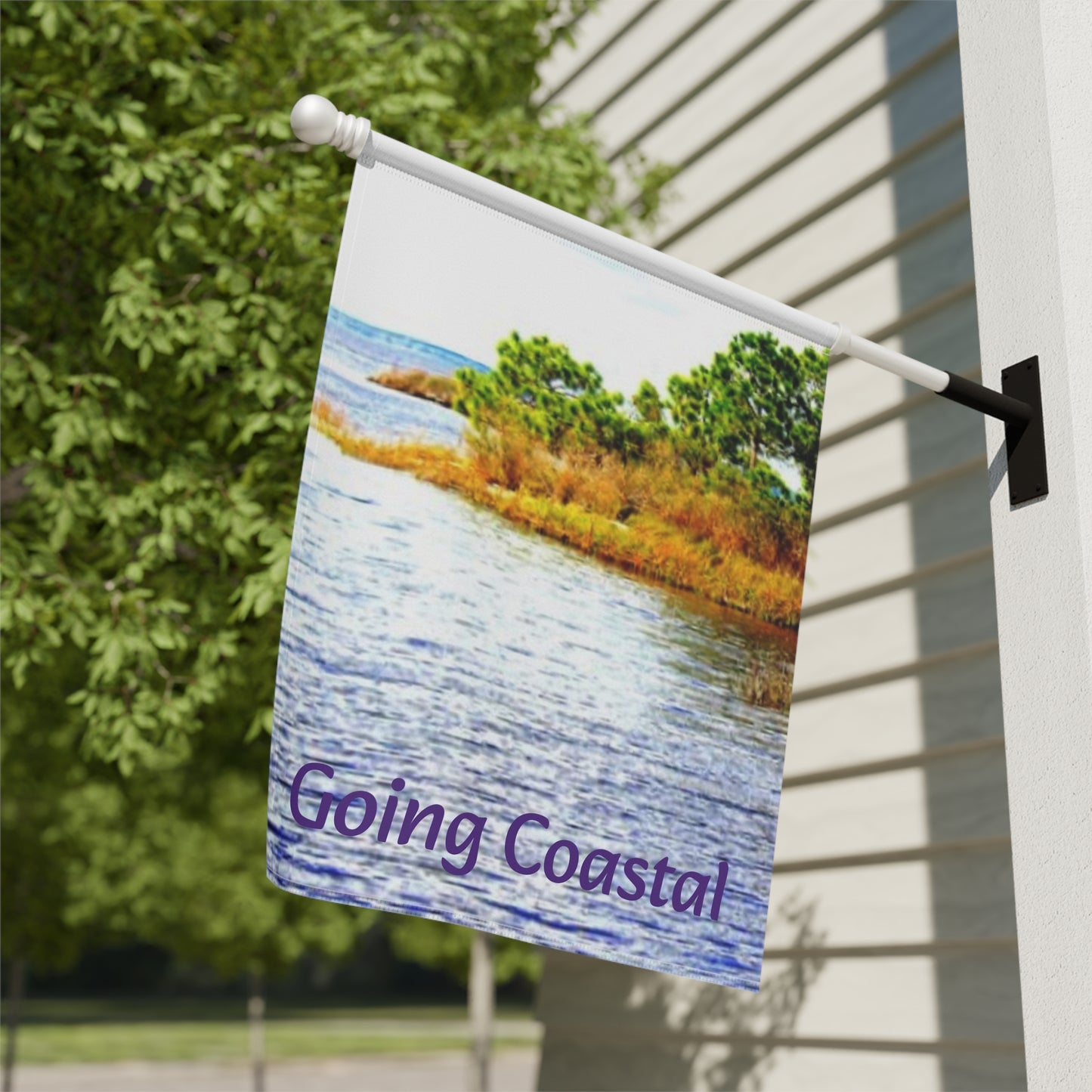 Going Coastal. Garden & House Banner