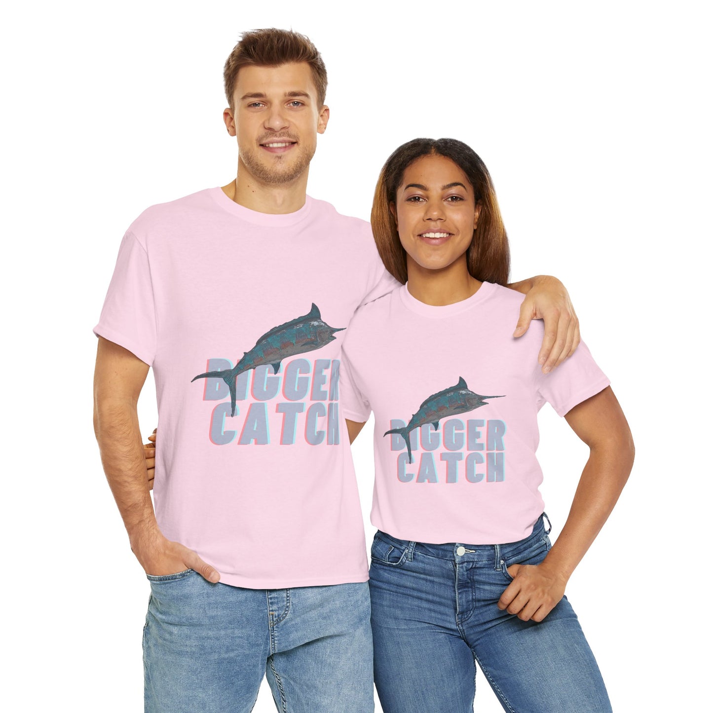 Big Catch - Amazing Unisex Heavy Cotton Short Sleeve Tee Shirts!