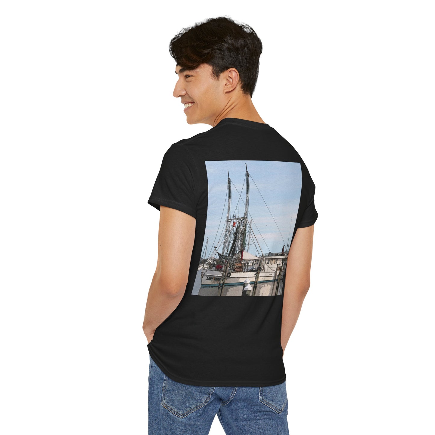 Shrimp Boat- Amazing Unisex Heavy Cotton Short Sleeve Tee Shirts!