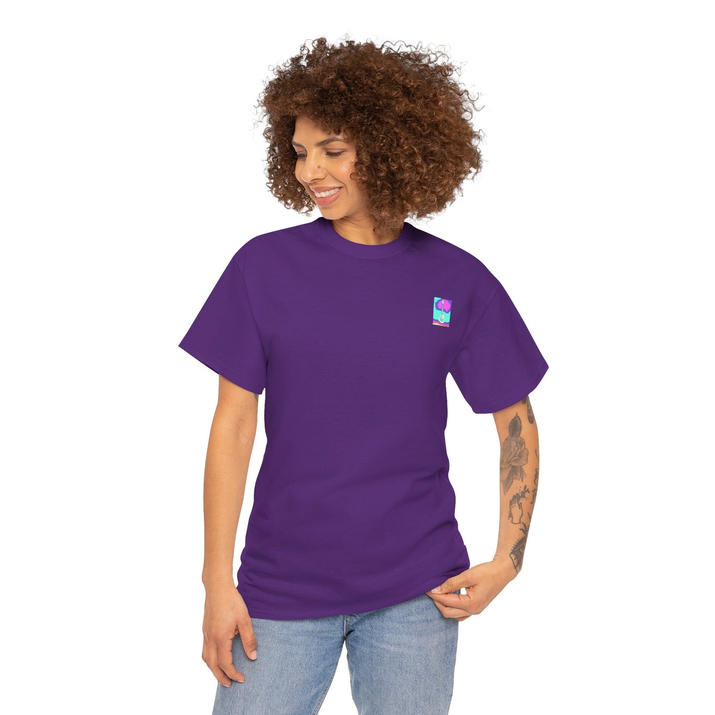 Psychedelic Guitar- Amazing Unisex Heavy Cotton Short Sleeve Tee Shirts!