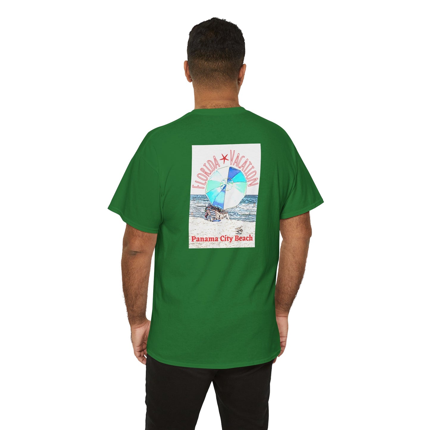 Florida Vacation Panama -Amazing Unisex Heavy Cotton Short Sleeve Tee Shirts!