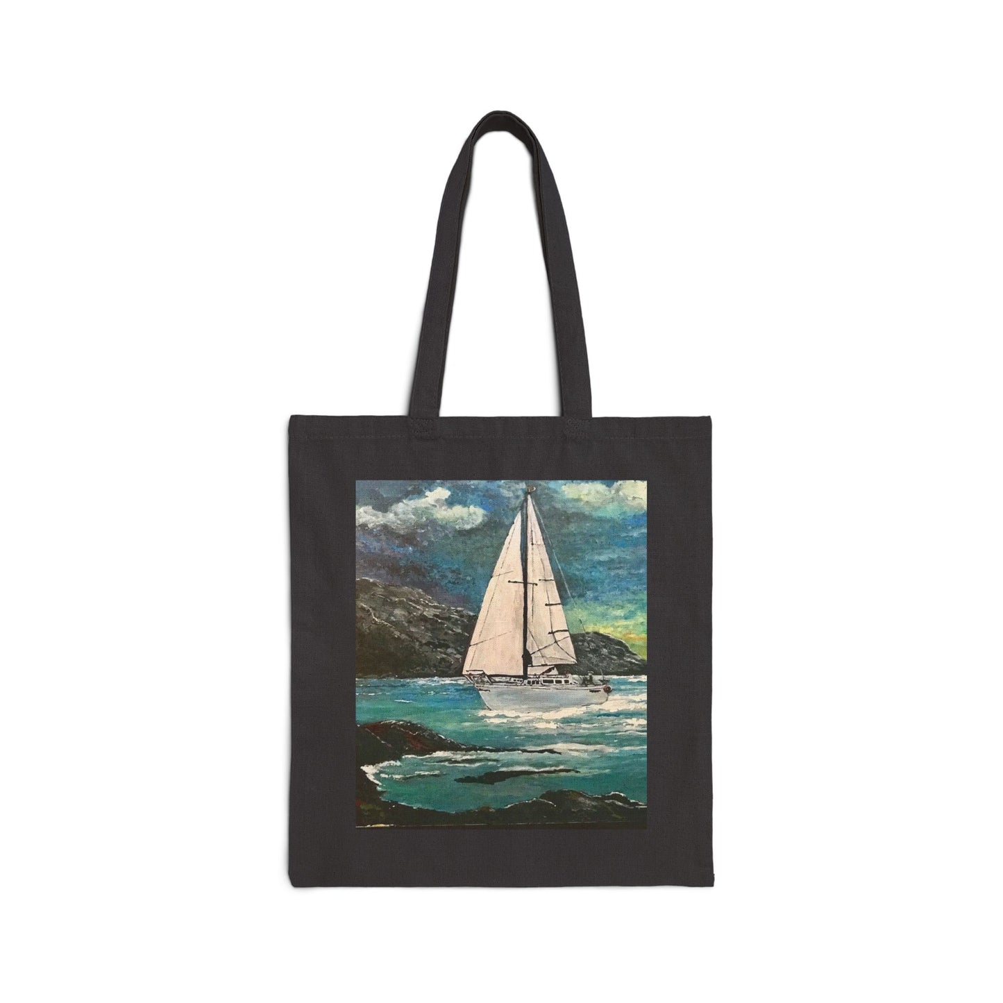 "Tropical Sailing", Eco-Friendly Shopping Bag