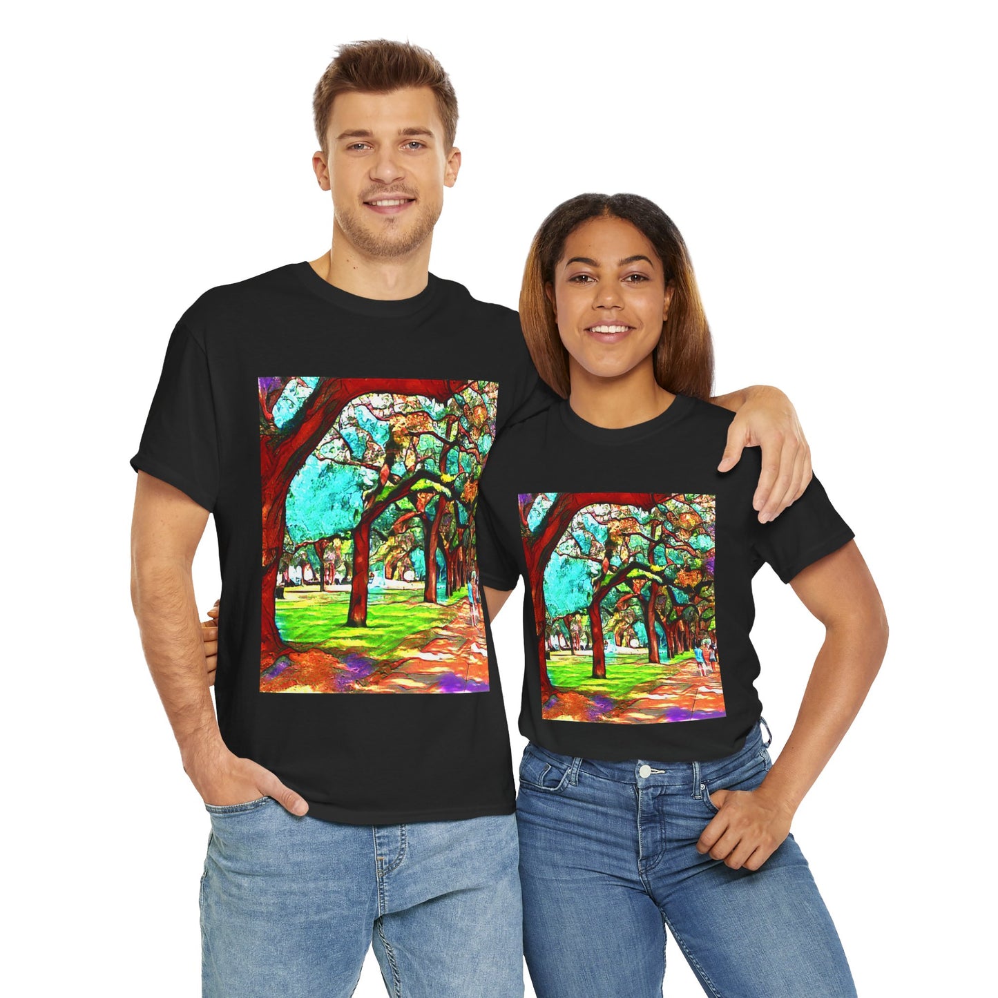 Savannah Walk -Amazing Unisex Heavy Cotton Short Sleeve Tee Shirts!