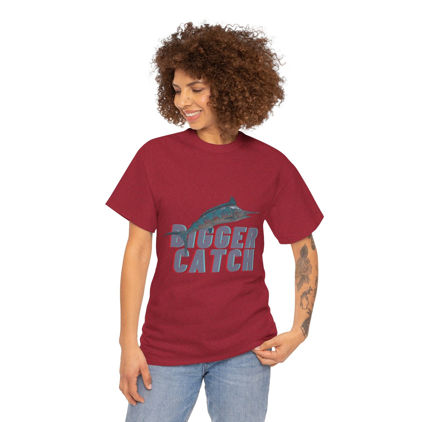 Big Catch - Amazing Unisex Heavy Cotton Short Sleeve Tee Shirts!
