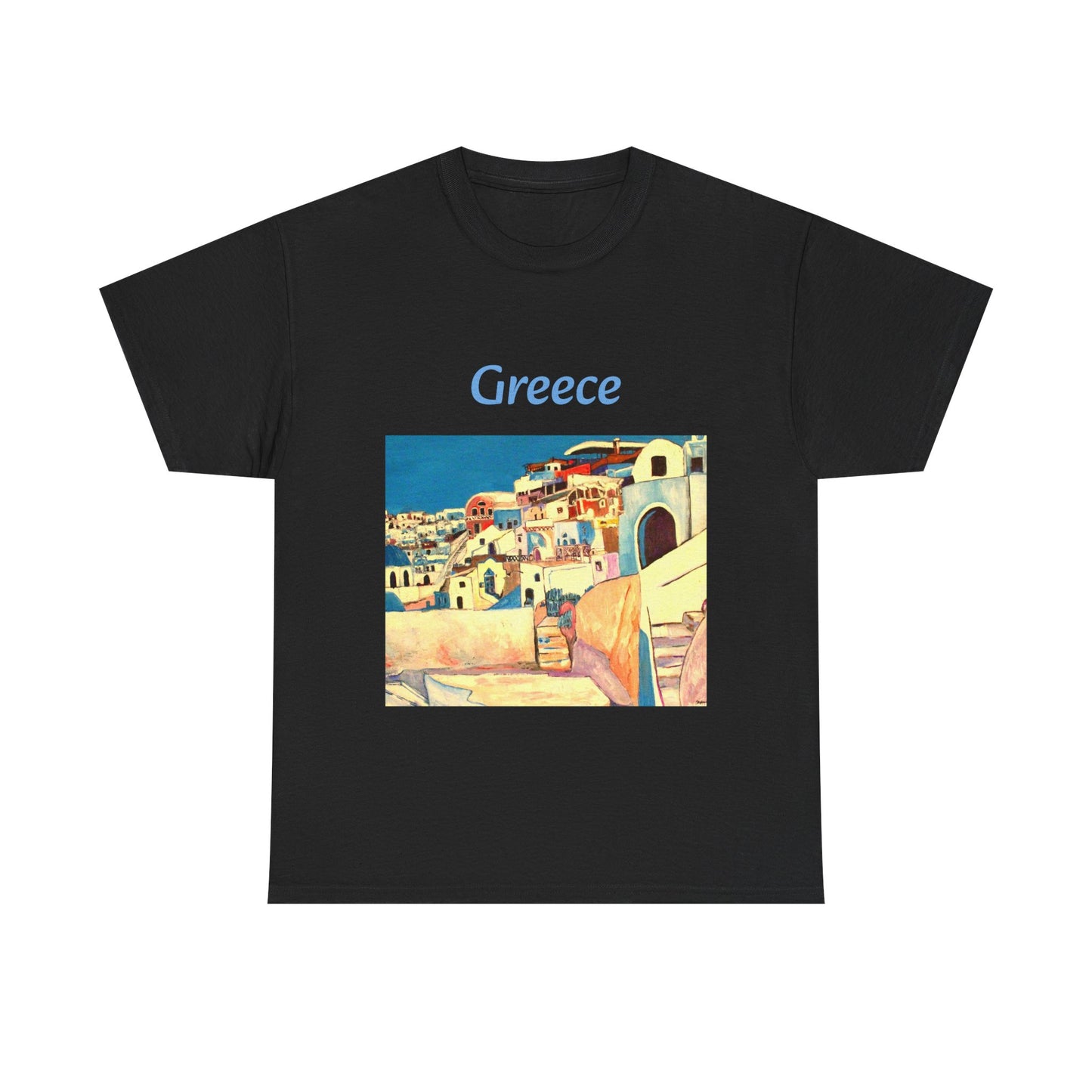 Greece - Amazing Unisex Heavy Cotton Short Sleeve Tee Shirts!