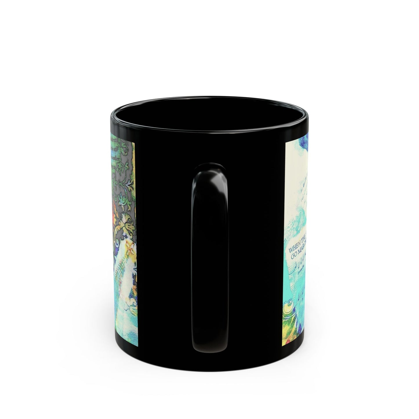 Jazz in Savannah - 11 oz or 15 oz Ceramic Black Mugs