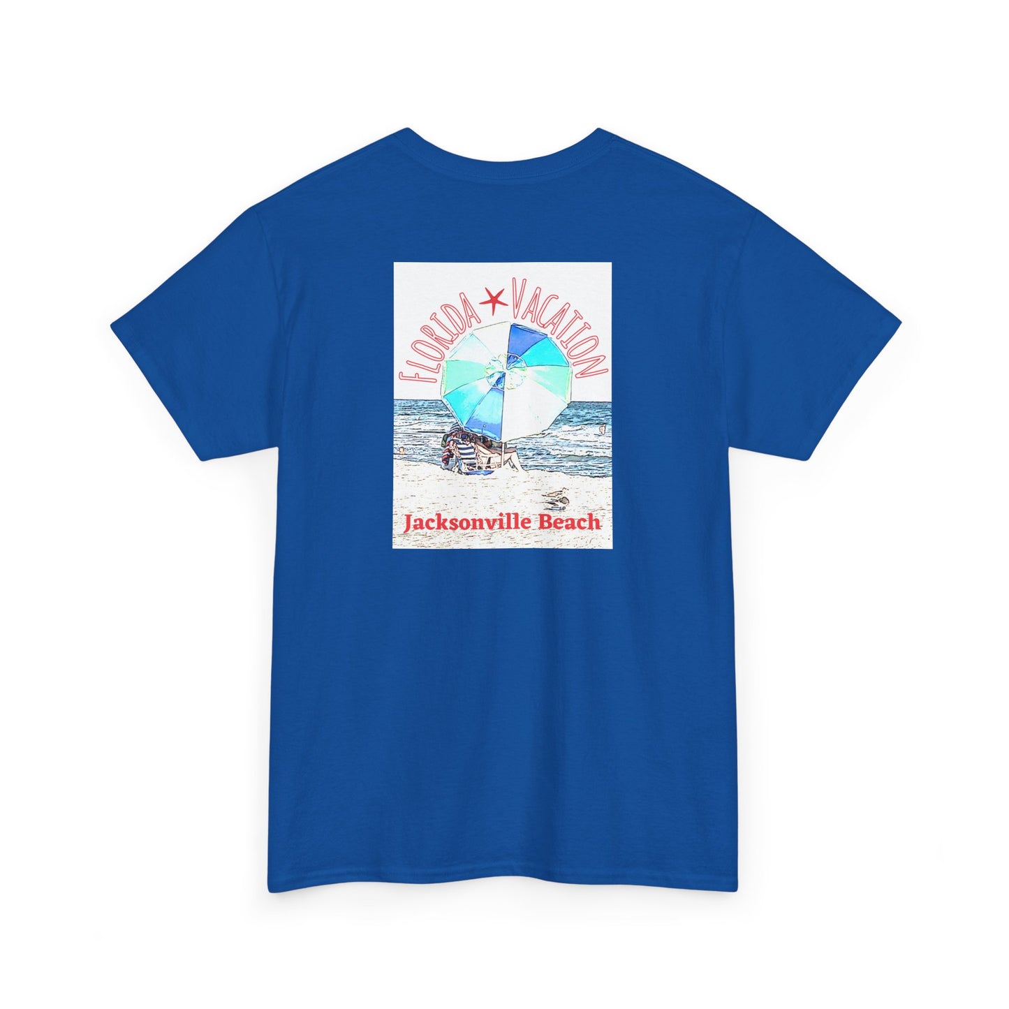 Florida Vacation Jacksonville - Amazing Unisex Heavy Cotton Short Sleeve Tee Shirts!