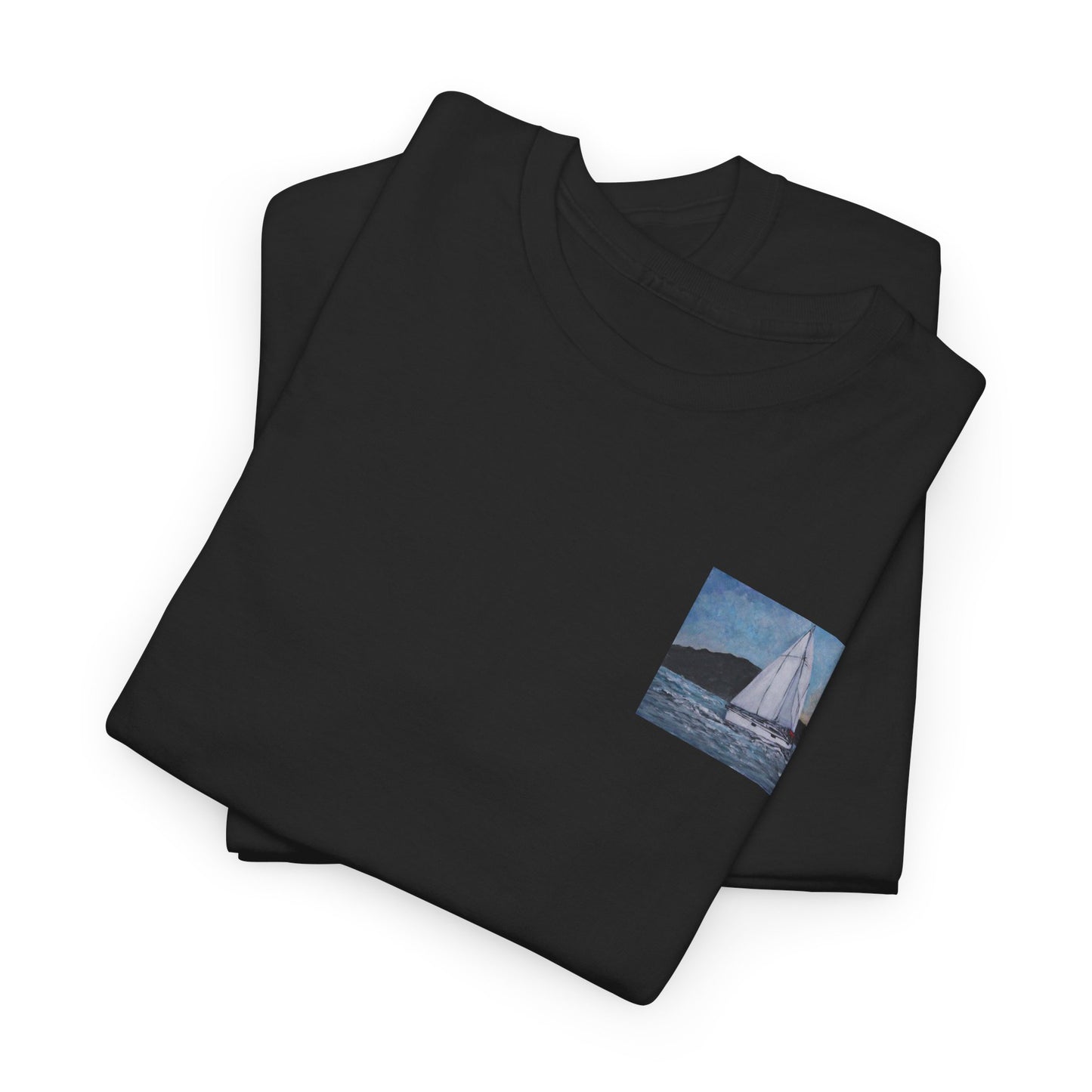 Smoothly Sailing - Amazing Unisex Heavy Cotton Short Sleeve Tee Shirts!