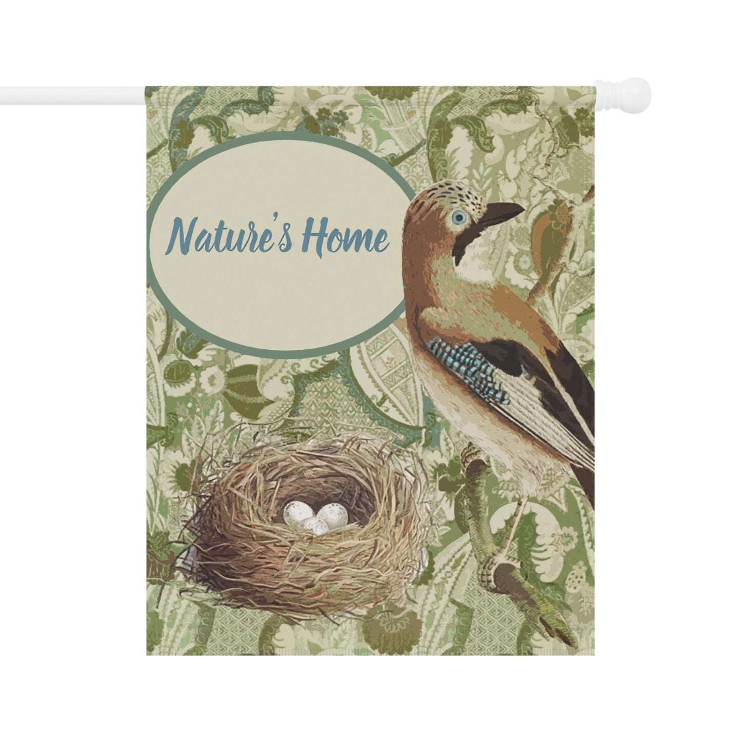 Nature's Home. Garden & House Banner