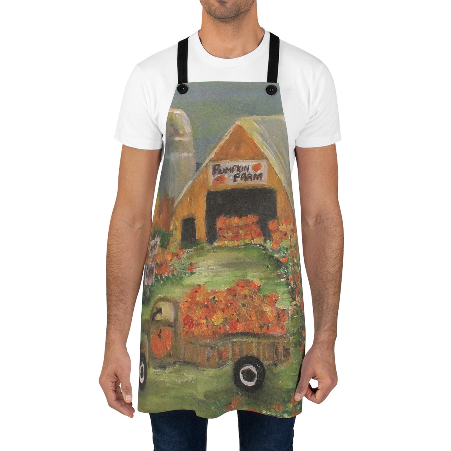 October Pumpkin Farm Apron