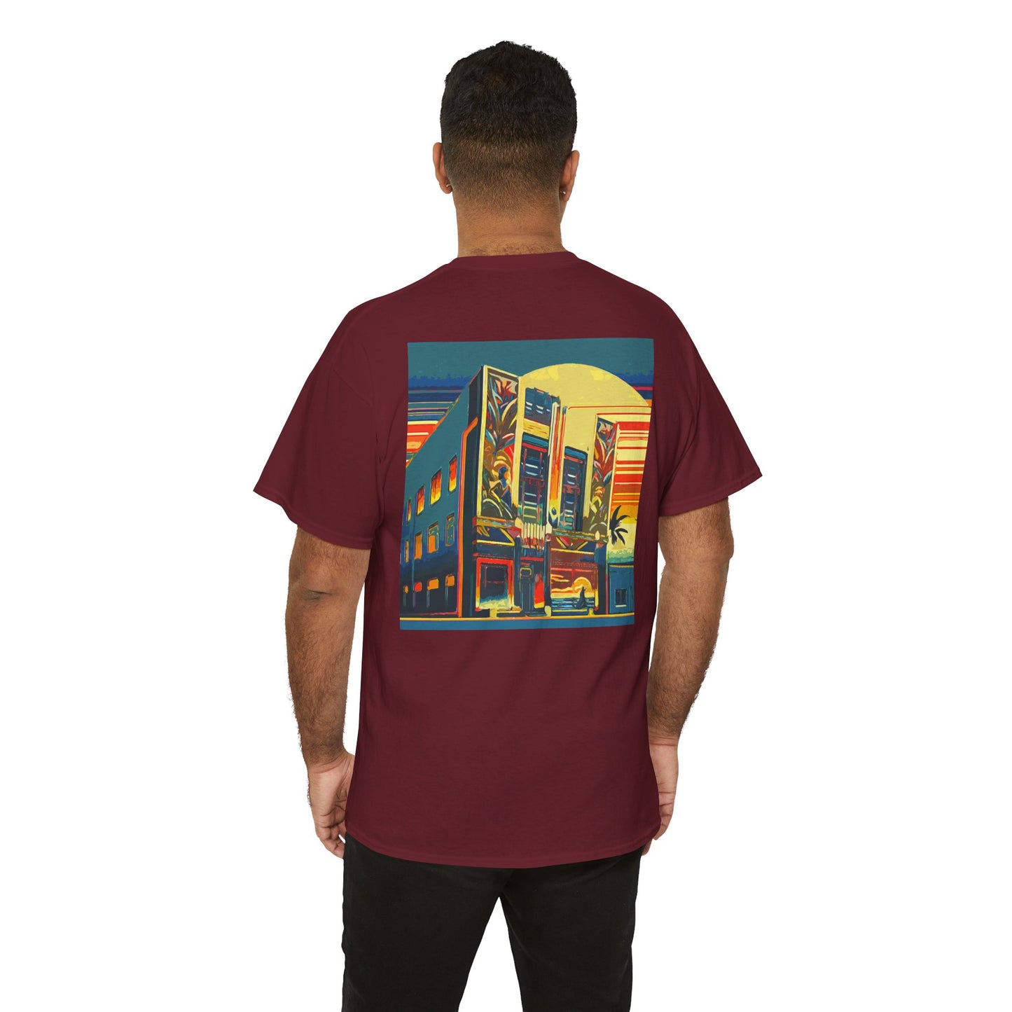 Art Deco Theatre - Amazing Unisex Heavy Cotton Short Sleeve Tee Shirts!