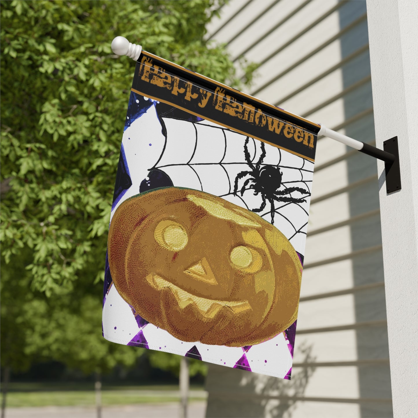 Happy Halloween Garden & House Banner