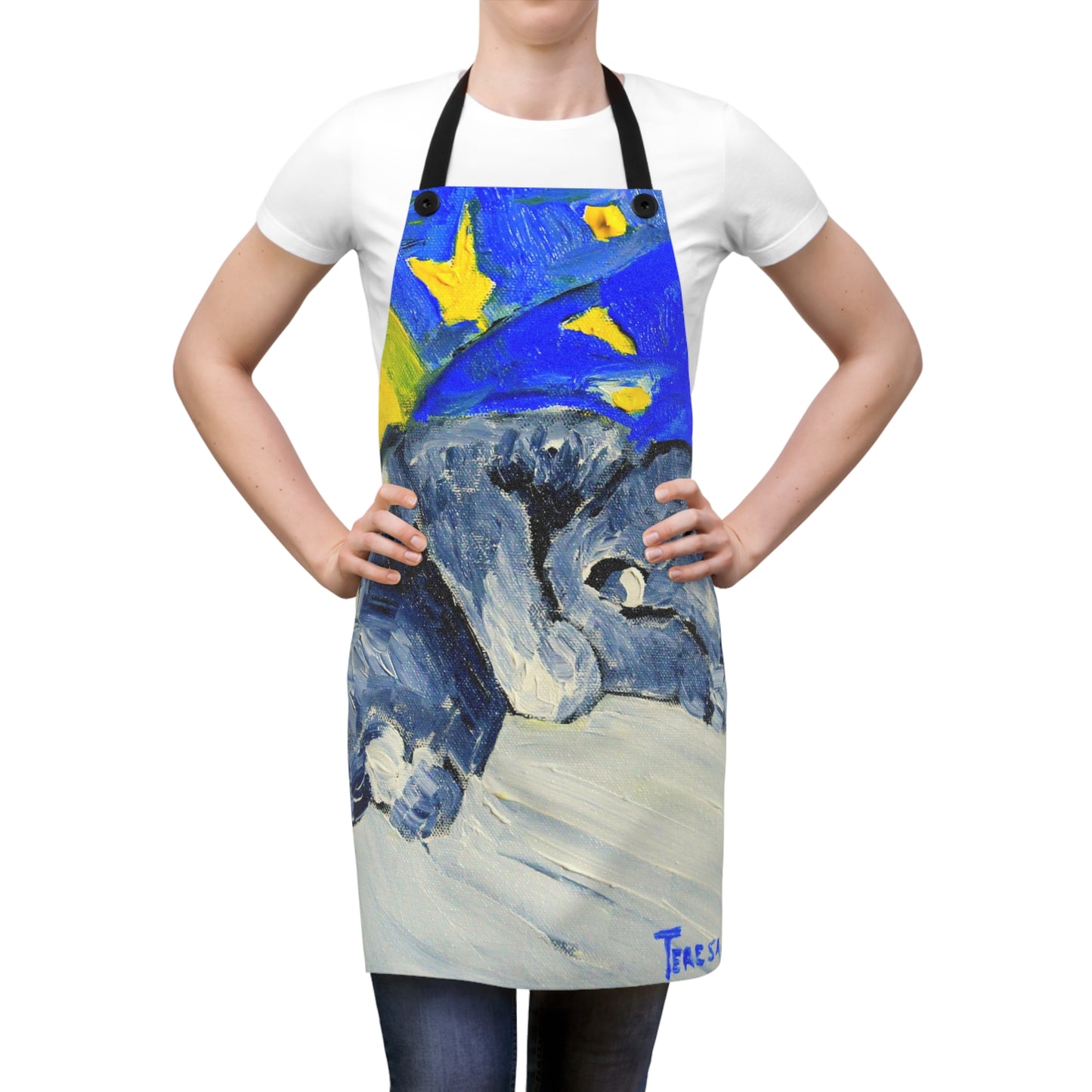 Sleeping Kitty Apron