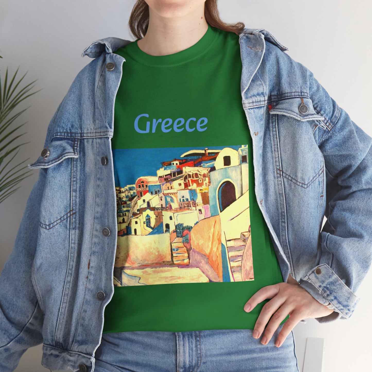 Greece - Amazing Unisex Heavy Cotton Short Sleeve Tee Shirts!