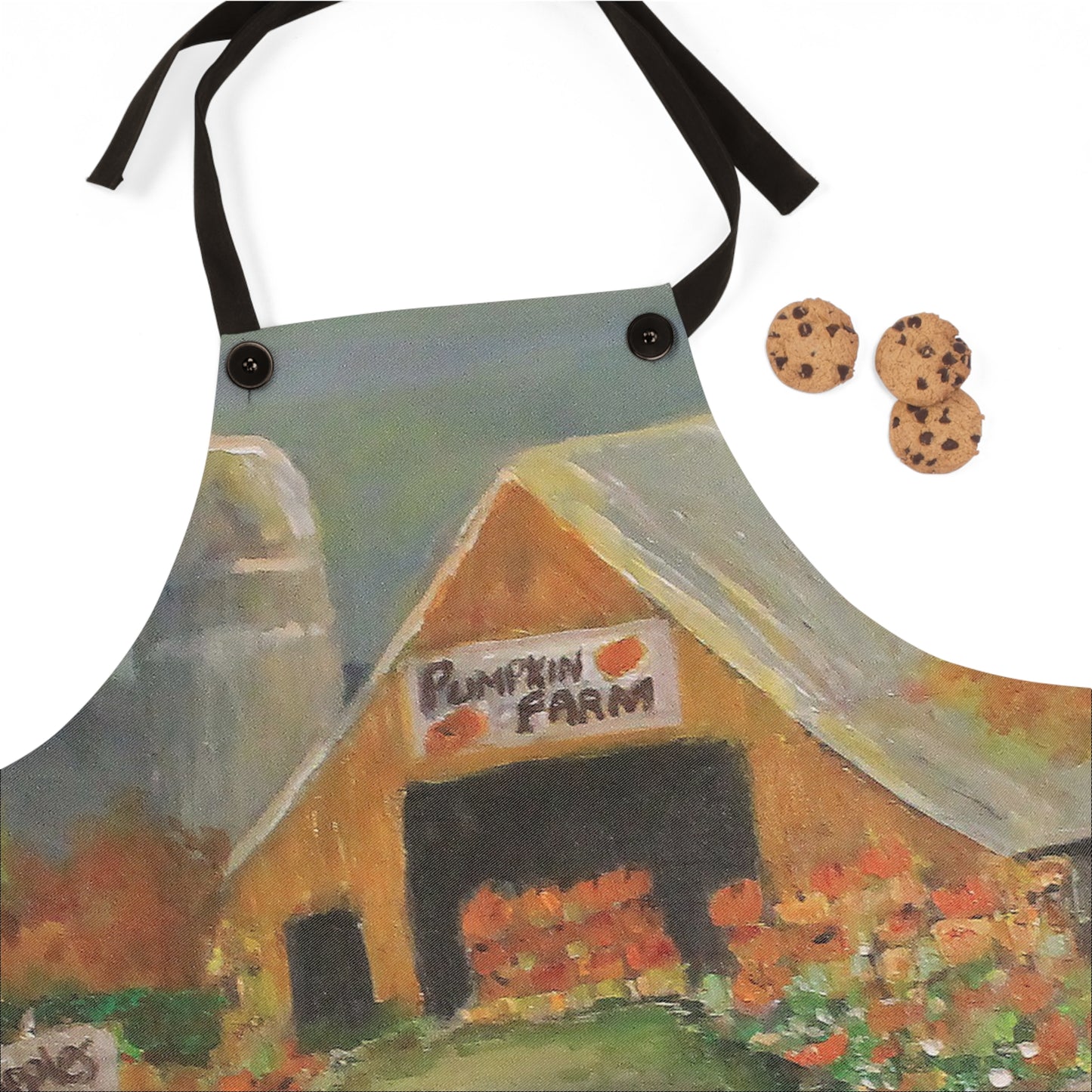 October Pumpkin Farm Apron