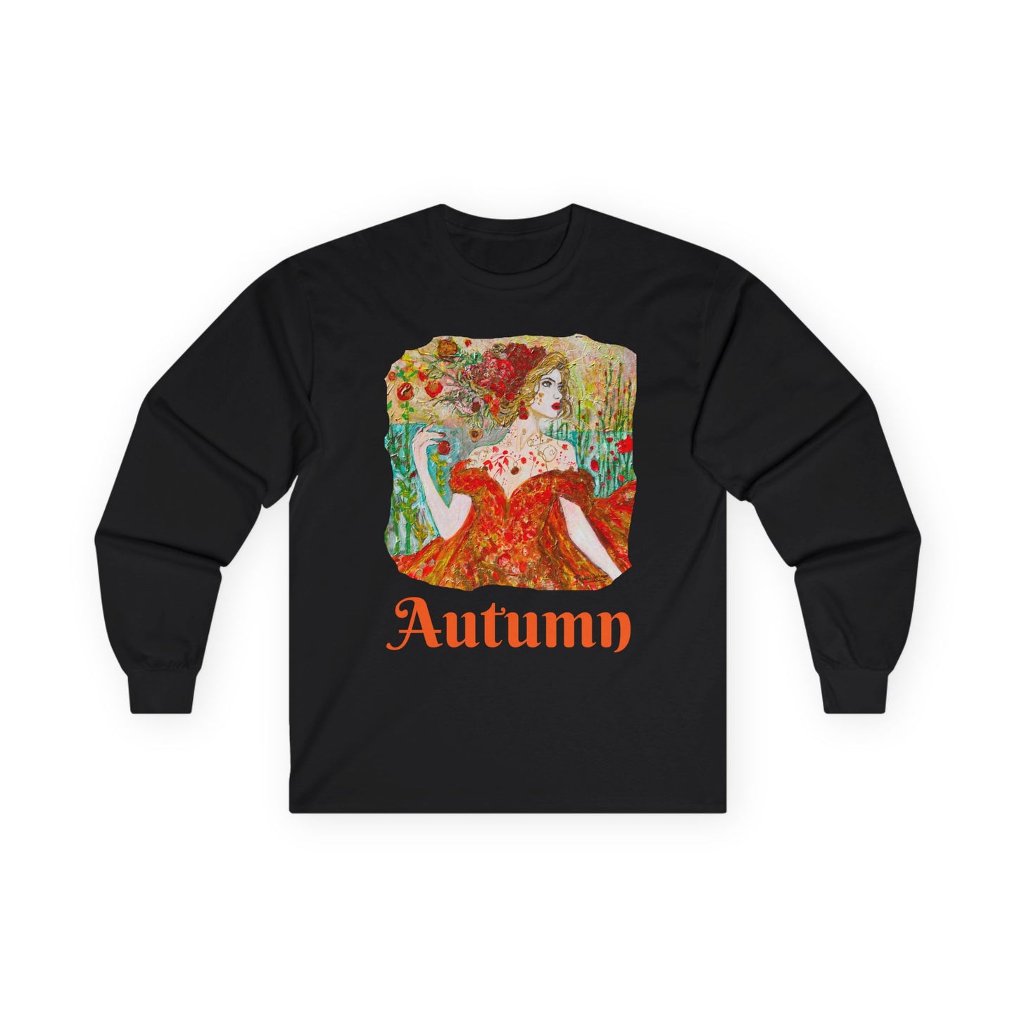 "Autumn" Long Sleeve Casual Unisex Tee Shirt
