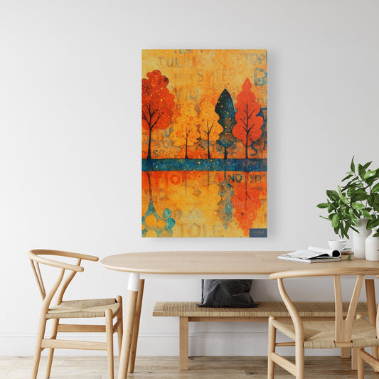 Abstract Fall Day- Art Prints And Canvases