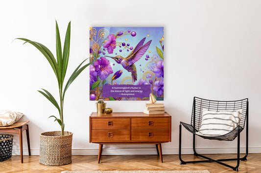 The Dance Of The Hummingbird| Giclee Paper-Wood- Metal- Canvas