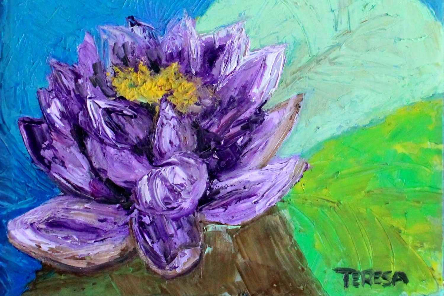 Purple Beauty- Wall Art, Giclée on Canvas, Wood, Metal & Fine Art Paper