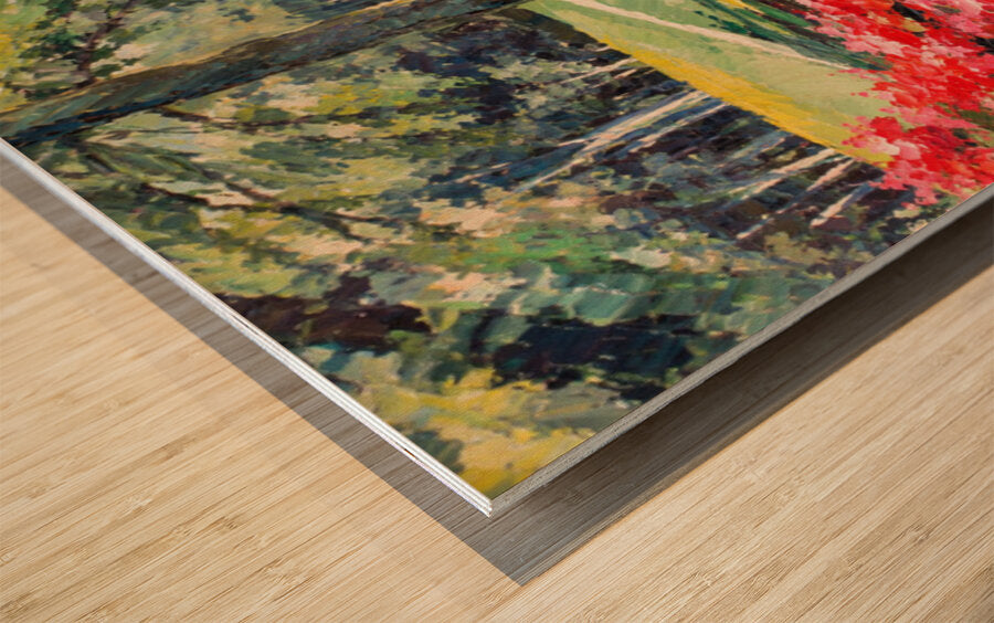 Azaleas Along the Fairway | Southern Golf Course Art | Giclée Paper • Wood • Metal • Canvas