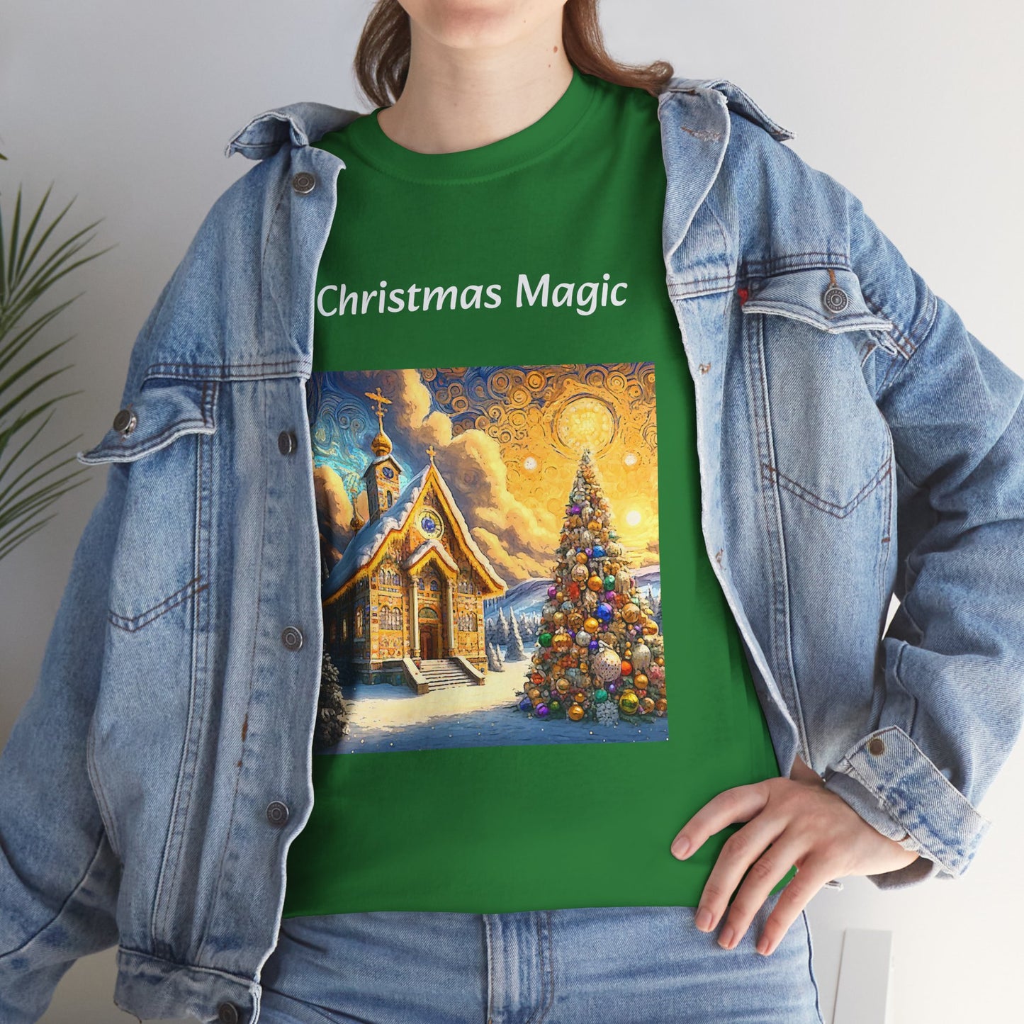 Magic Christmas Amazing Unisex Heavy Cotton Short Sleeve Tee Shirts!