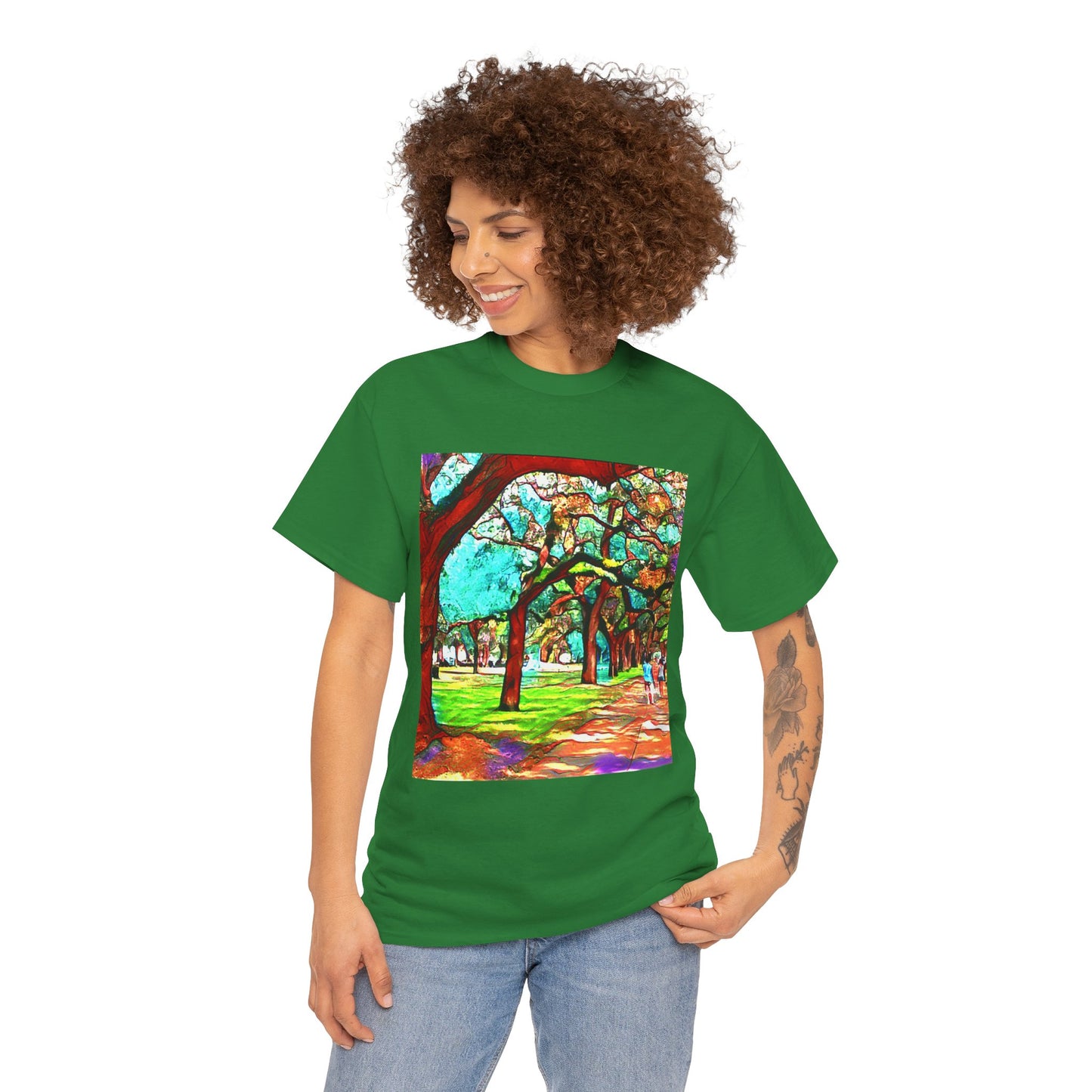 Savannah Walk -Amazing Unisex Heavy Cotton Short Sleeve Tee Shirts!