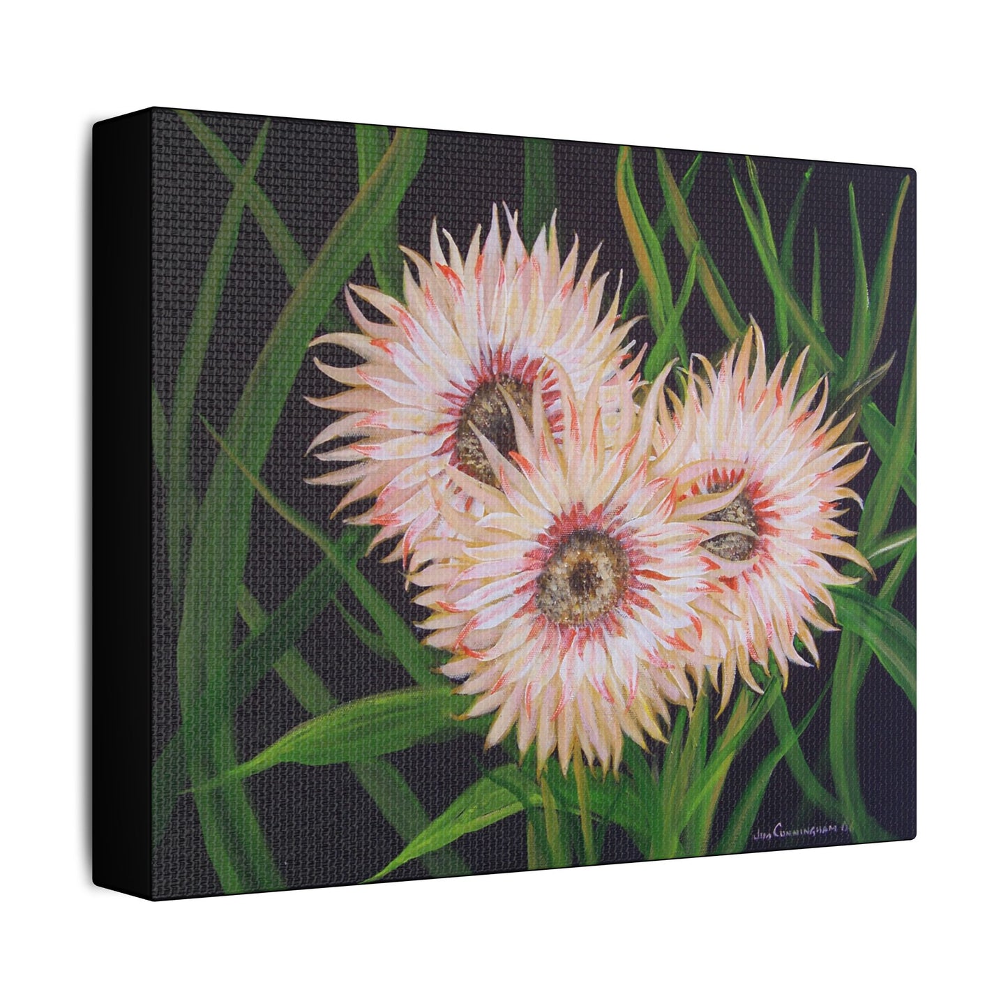 Garden's Glory- Art- Gallery Wrapped- Satin Stretched Canvas Gallery Wraps - No Frame Needed