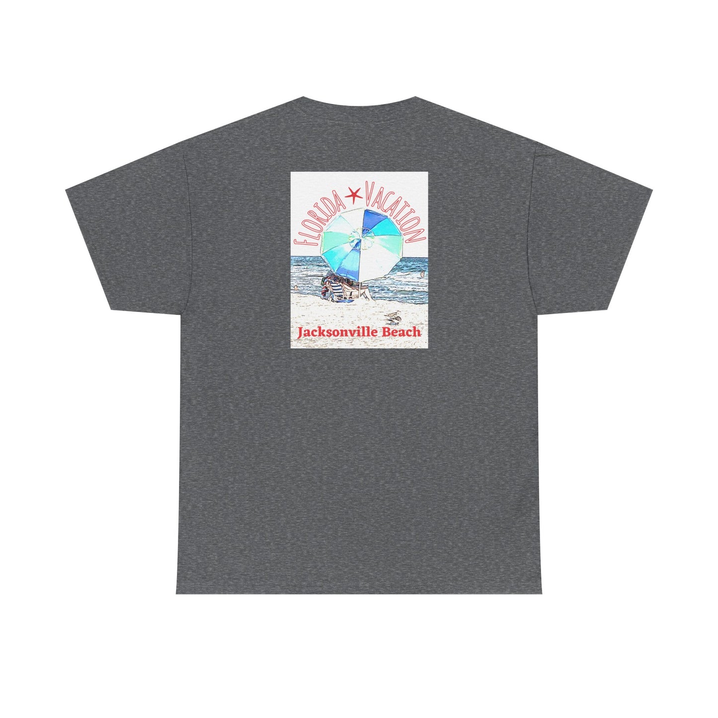 Florida Vacation Jacksonville - Amazing Unisex Heavy Cotton Short Sleeve Tee Shirts!