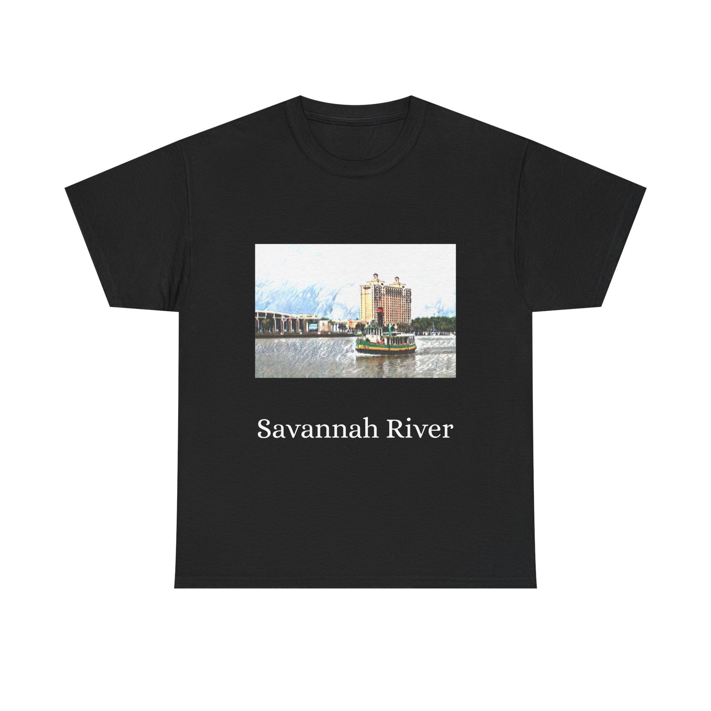 Savannah River- Amazing Unisex Heavy Cotton Short Sleeve Tee Shirts!