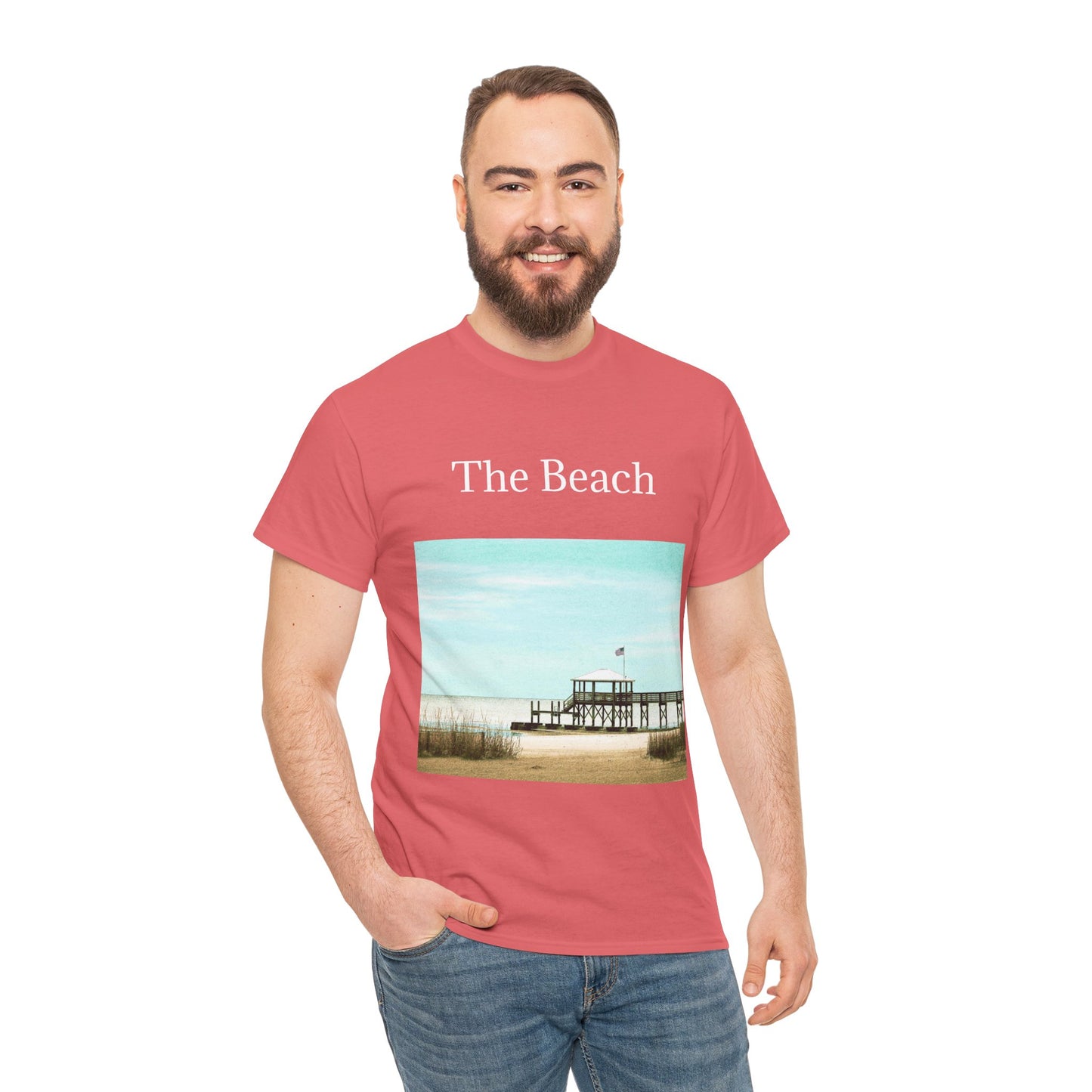 The Beach- Amazing Unisex Heavy Cotton Short Sleeve Tee Shirts!