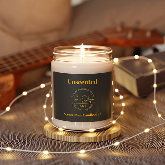 Unscented - Scented Soy Candle, 9oz