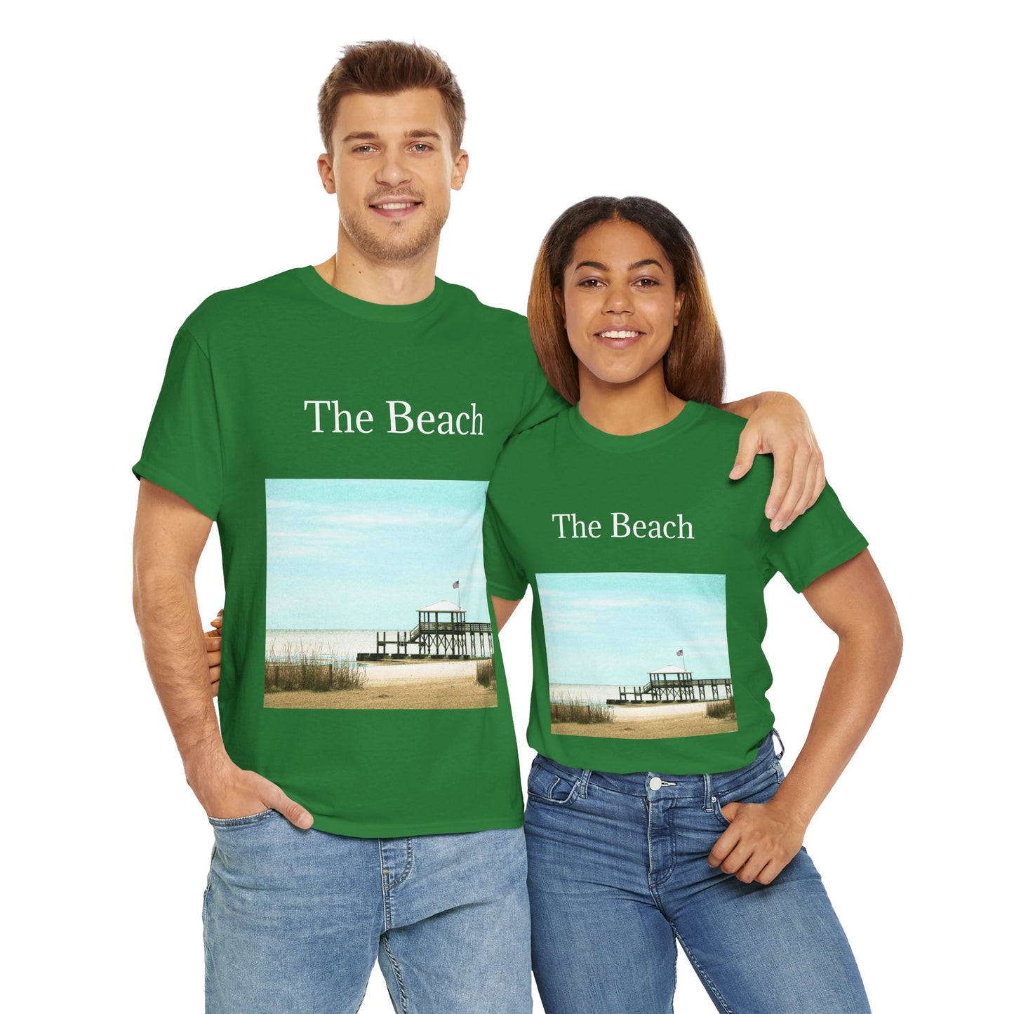 The Beach- Amazing Unisex Heavy Cotton Short Sleeve Tee Shirts!
