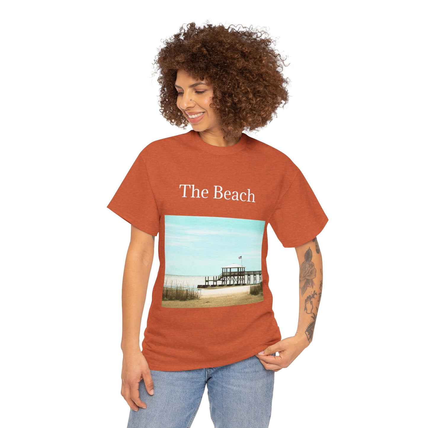 The Beach- Amazing Unisex Heavy Cotton Short Sleeve Tee Shirts!