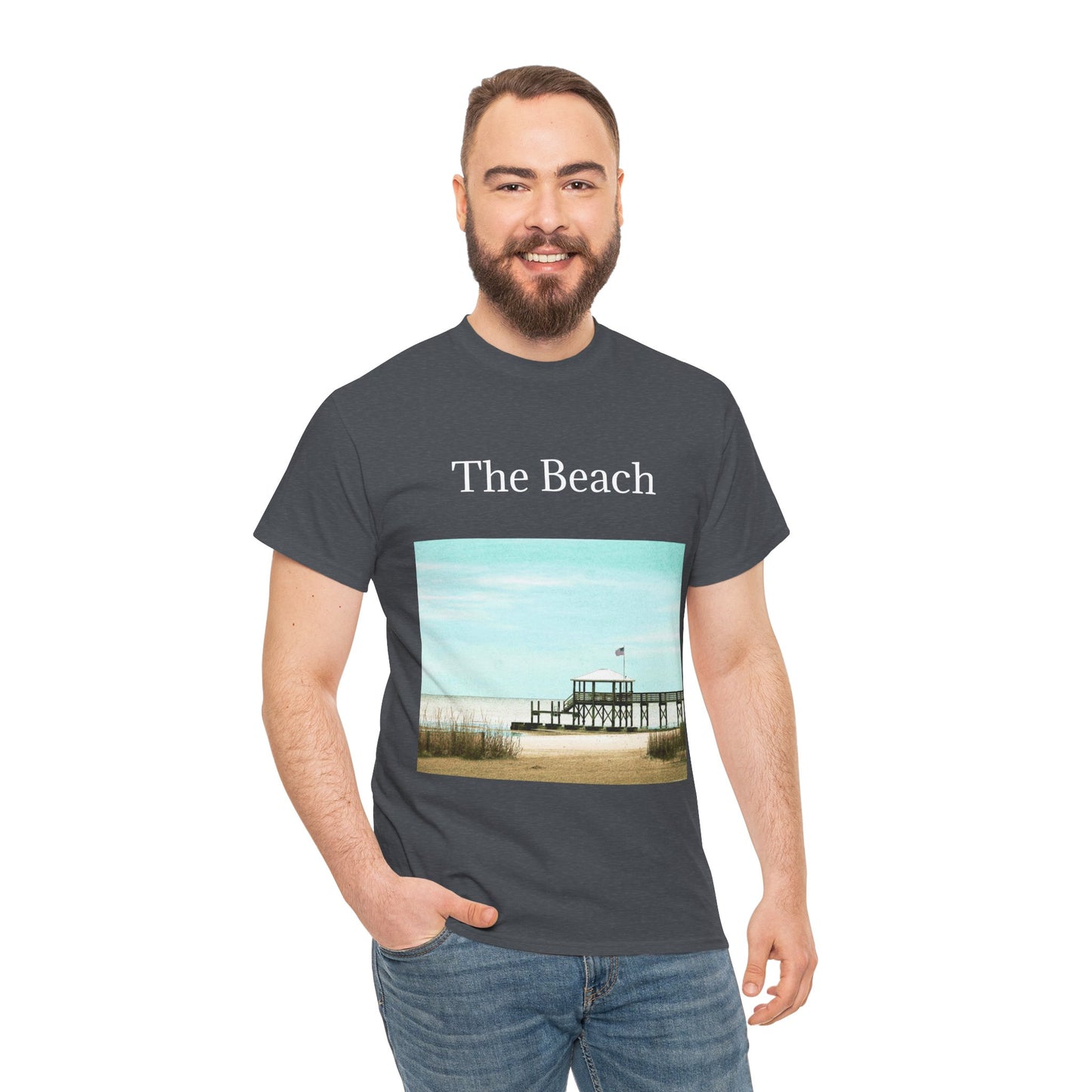 The Beach- Amazing Unisex Heavy Cotton Short Sleeve Tee Shirts!