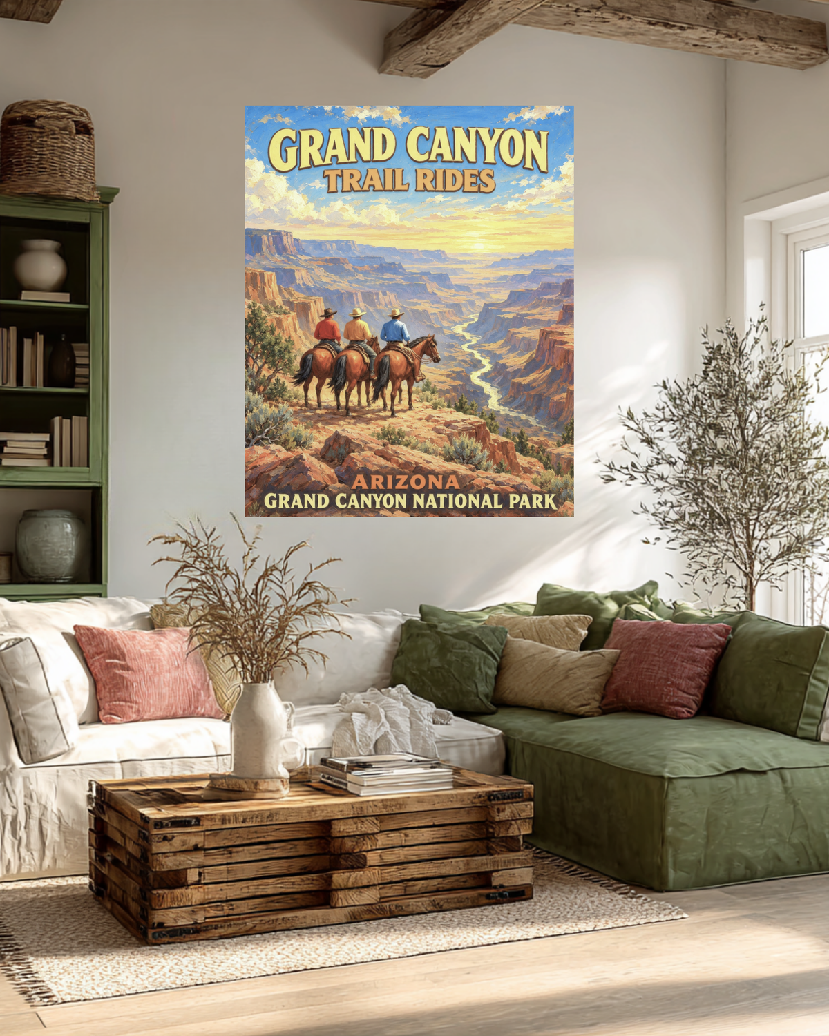Grand Canyon Trail Rides| Prints, Canvas, Wood, or Metal Art