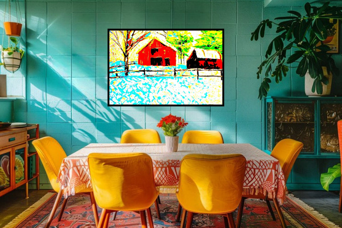 Forsyth Barns| Giclee Paper- Wood- Metal- Canvas