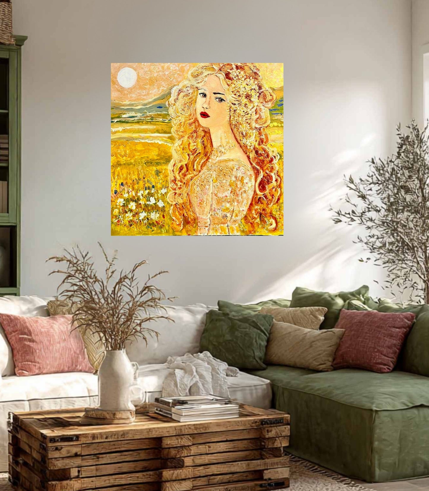 The Queen of Summer- Art Giclee Paper- Wood- Metal- Canvas