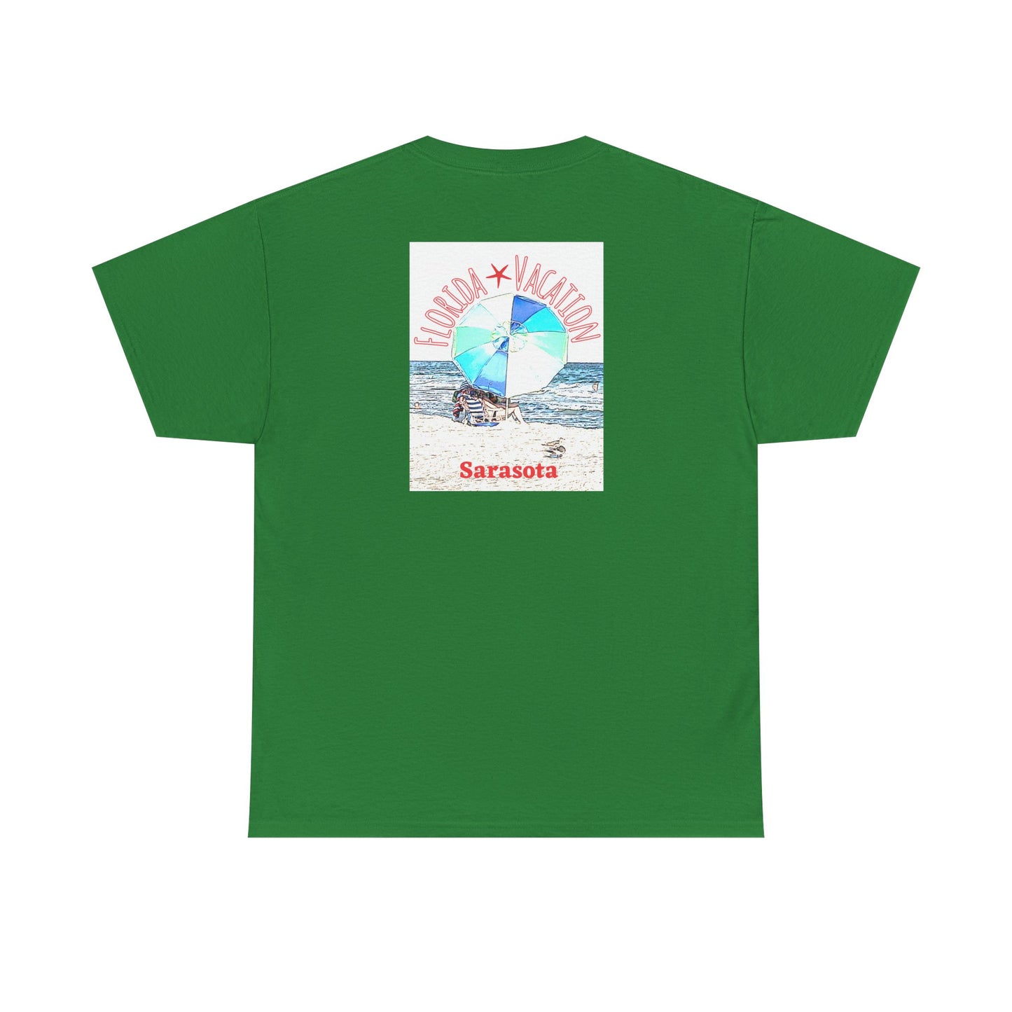 Florida Vacation Sarasota - Amazing Unisex Heavy Cotton Short Sleeve Tee Shirts!