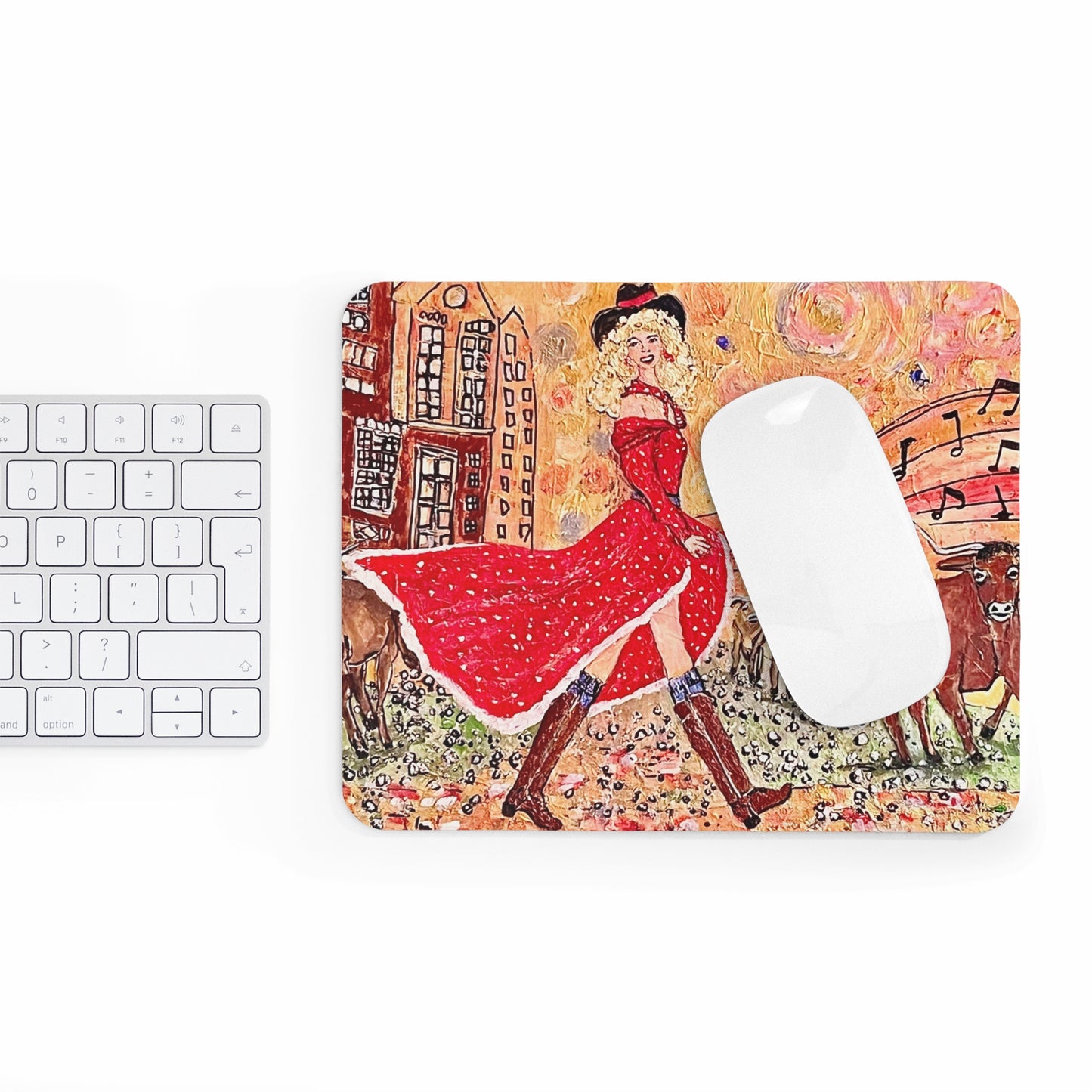 Singing Cowgirl Mousepad