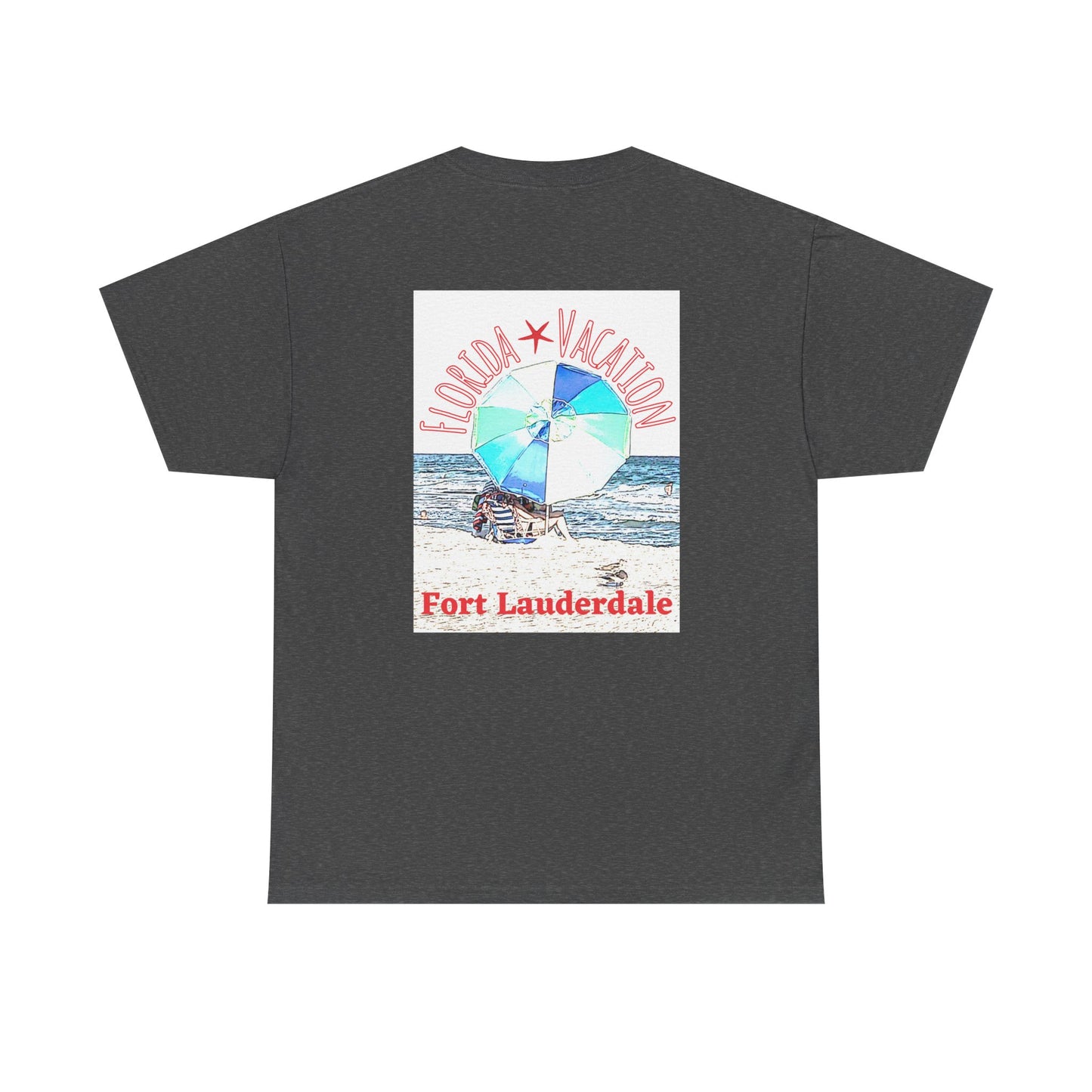 Florida Vacation Fort Lauderdale - Amazing Unisex Heavy Cotton Short Sleeve Tee Shirts!